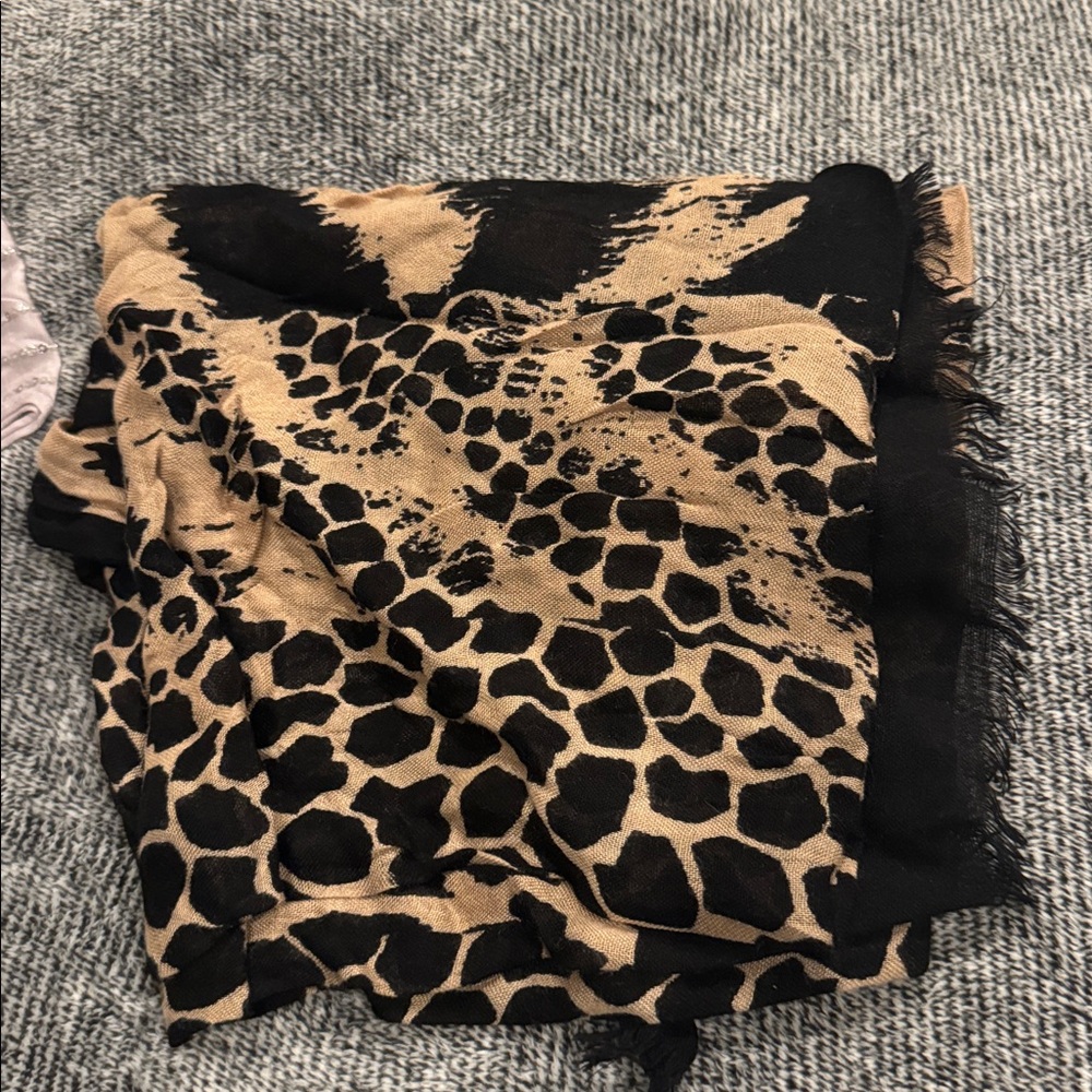Leopard Print Scarf